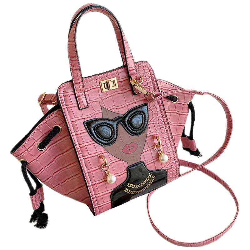 Awesome Quirky Personality Fashion Leather Handbag in Various Colours - BELLADONNA