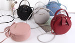 Women's Circular Design Crossbody Messenger Bag in Assorted Colours - BELLADONNA