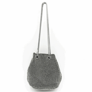 Exquisite Crystal Diamond Business, Party, Cocktail, Dinner Handbag in Gold, Silver or Black - BELLADONNA