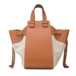 Genuine Leather Small Bucket Handbag with Shoulder Strap in 7 Gorgeous Colours