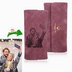 Women's Keepsake Customized Photo Purse Wallet in Raspberry Pink