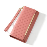 New Stylish Design Three Fold Ladies Wrist Wallet in 5 Desirable Colours
