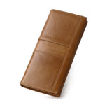 High-end Stylish Men's or Women's Genuine Leather Cowhide Wallet in Black, Brown, Camel Brown