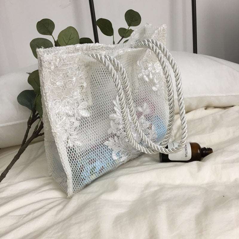 Handmade Lace shopping Bag - BELLADONNA