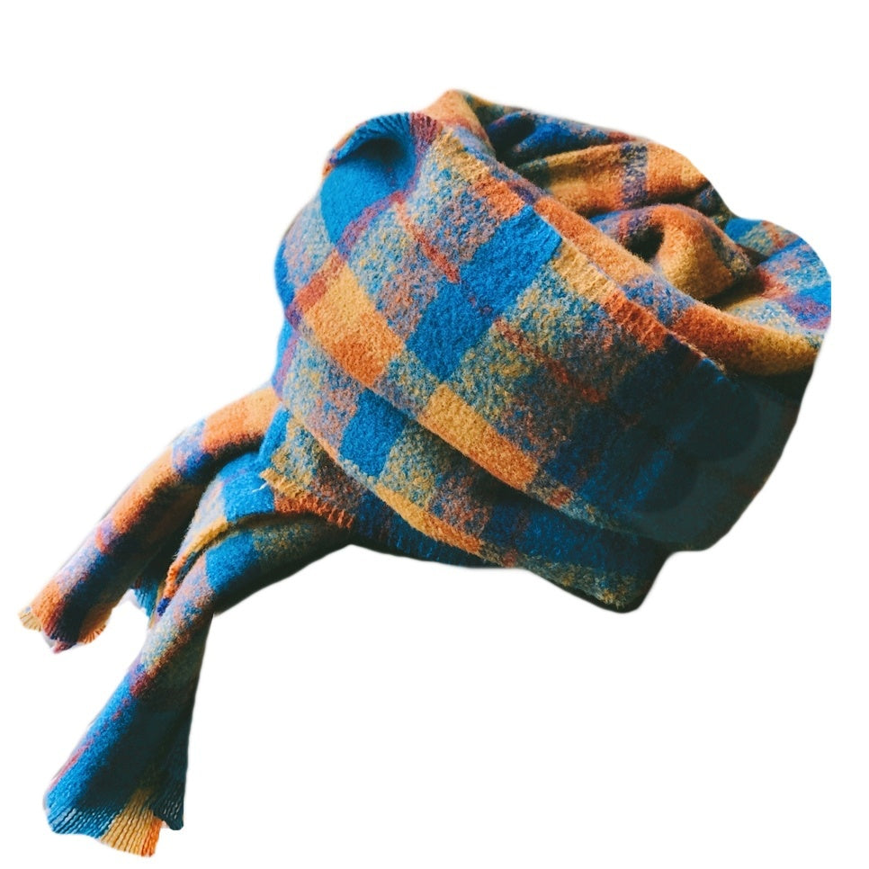 Ladies Winter Warm Cozy Cashmere Scarf or Shawl  In a Gorgeous Blend of Colour - BELLADONNA