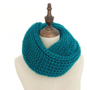 Winter Warm Knitted Snood Scarf In  an Assortment of Exquisite Colours - BELLADONNA