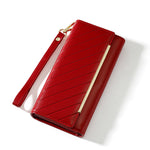 New Stylish Design Three Fold Ladies Wrist Wallet in 5 Desirable Colours
