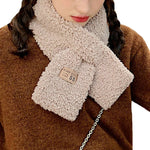 Ultra Soft Winter Warm Faux Lambs Wool Scarf in 8 gorgeous Colours - BELLADONNA