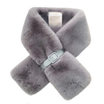 New Trendy Warm and Super Soft Cross Over Plush Winter Scarf in Assorted Colours - BELLADONNA