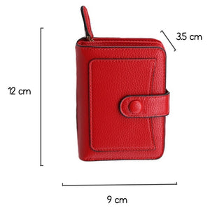 Practical and Compact Ladies Wallet Short Purse in Assorted Colours - BELLADONNA