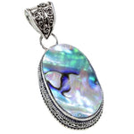 New Zealand Abalone Shell 925 Sterling Silver Pendant