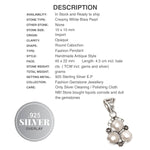 Natural Biwa Pearl. 925 Sterling Silver Pendant