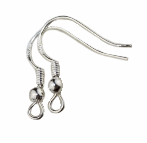.925 Silver Shepherd Hooks for Earrings - BELLADONNA