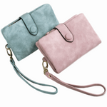 30% More Cards Ladies Short Section Purse Wallet in Lovely Colours