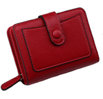 Practical and Compact Ladies Wallet Short Purse in Assorted Colours - BELLADONNA
