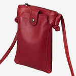 Genuine Leather Mobile Phone Bag in a Stunning Assortment of Colours - BELLADONNA