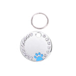 Customizable Glamourous Dog Cats Tag for Pets Collar with Name Address Phone Engraving - BELLADONNA