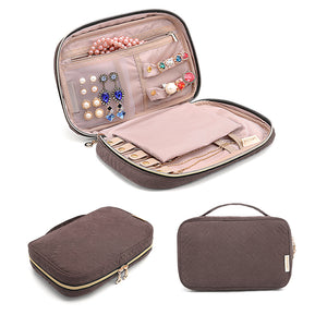 Portable Storage Travel Jewelry Bag with Handle - BELLADONNA