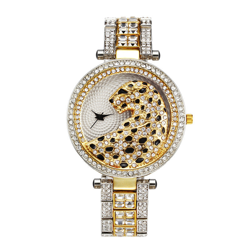 Ladies Cheetah with Diamond Quartz Fashion Watch - BELLADONNA