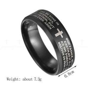 Men's Faith Prayer Ring - BELLADONNA