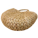 Handmade Mini Woven Straw Handbag with Lining for the Beach or Day Wear - BELLADONNA