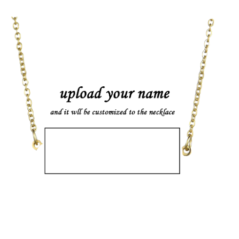 Women's Custom Made Name 45 cm Stainless Steel Necklace - BELLADONNA