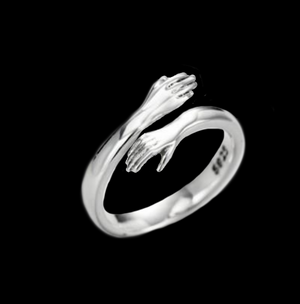 Artistic Lovers .925 Sterling Silver Adjustable ring - BELLADONNA