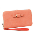Women's Pretty Bow Purse with Phone Storage Available in Beautiful Colours - BELLADONNA